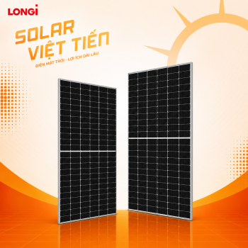 Tấm PIN năng lượng mặt trời Longi LR8-66HGD-620M (620Wp)