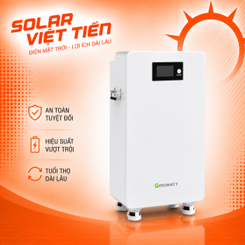 Pin lưu trữ Lithium Growatt 16kWh