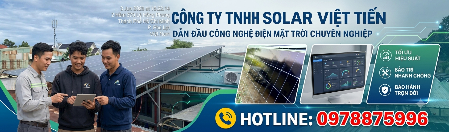 địa chỉ điện mặt trời tphcm