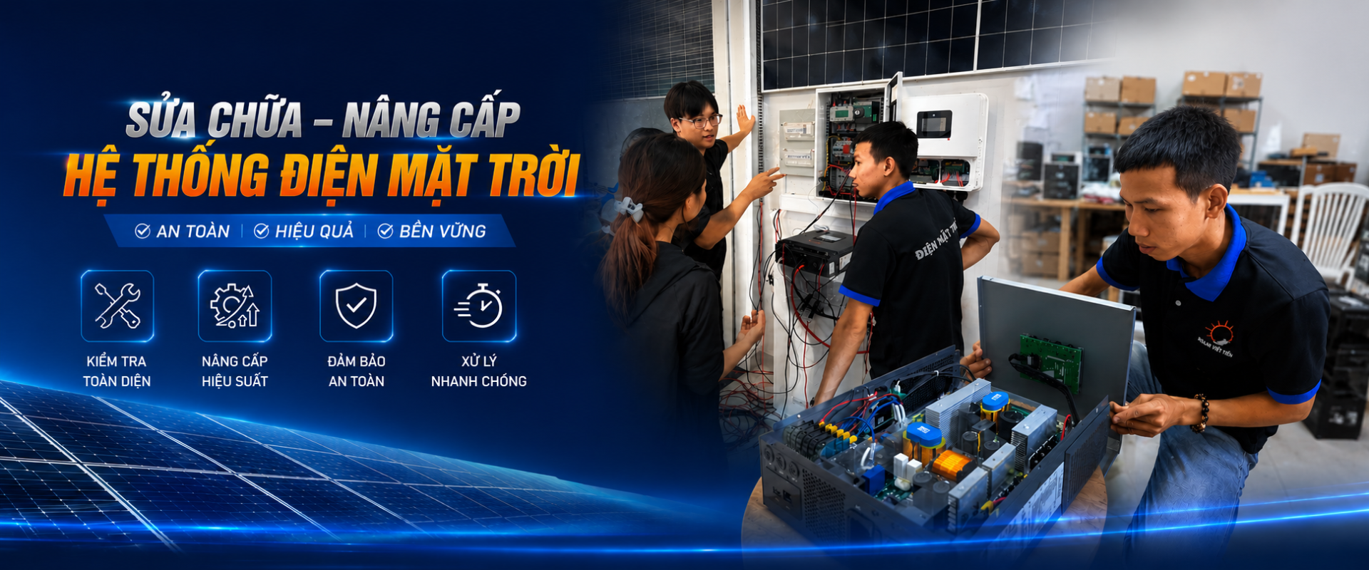 dịch vụ bảo trì điện mặt trời tphcm
